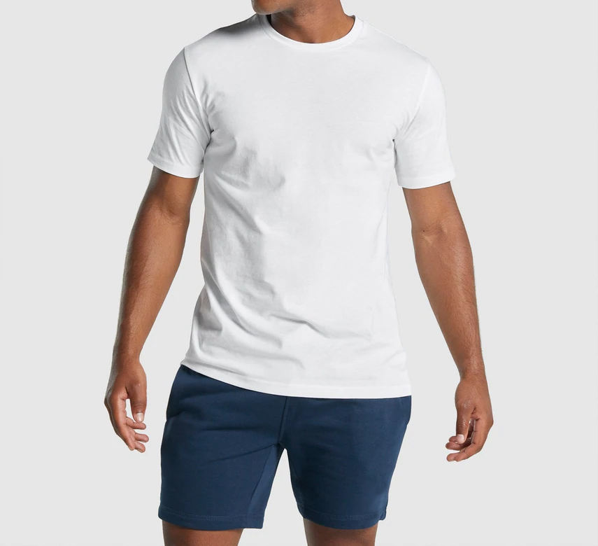 Simple Plain Men's T-Shirt WY49