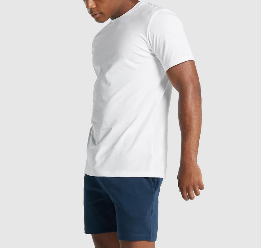 Simple Plain Men's T-Shirt WY49