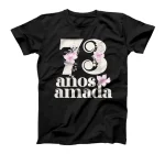 73 Years Loved in Española Abuela 73 Años Amada T-Shirt
