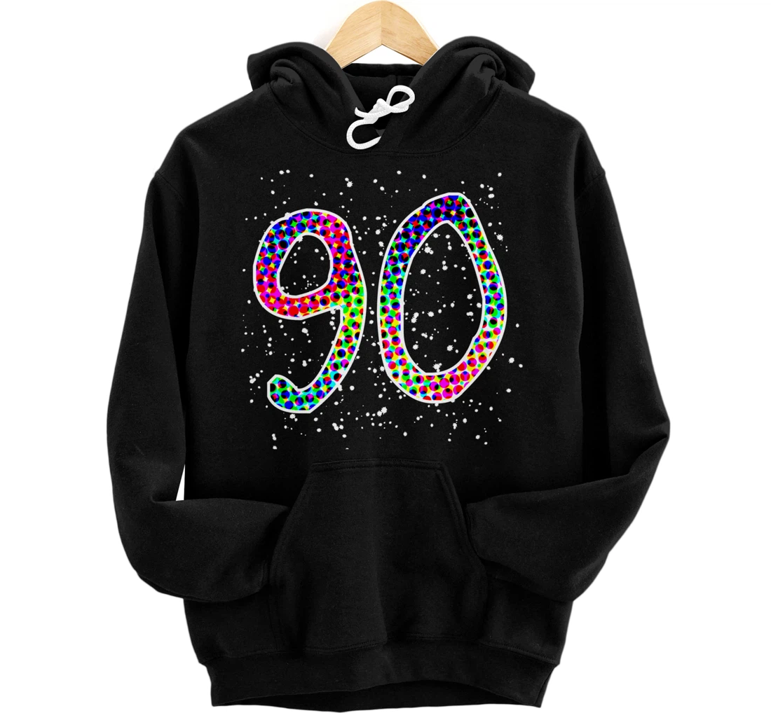 #90, Colorful Starry Player Uniform Jersey Cute Pullover Hoodie