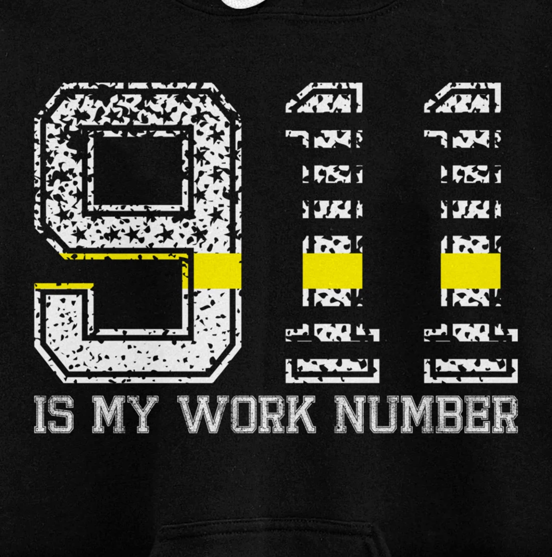 911 Is My Work Number Dispatcher First Responder Pullover Hoodie