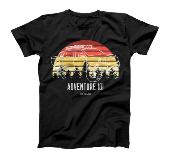 Adventure 101 retro vintage Tundra. T-Shirt