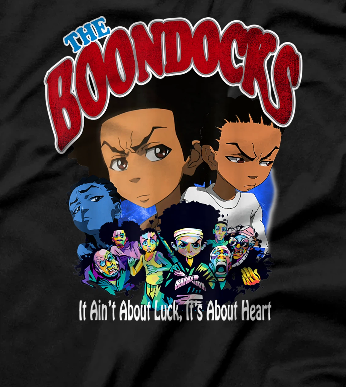 African-American Boondock Riley-Huey Black History  T-Shirt