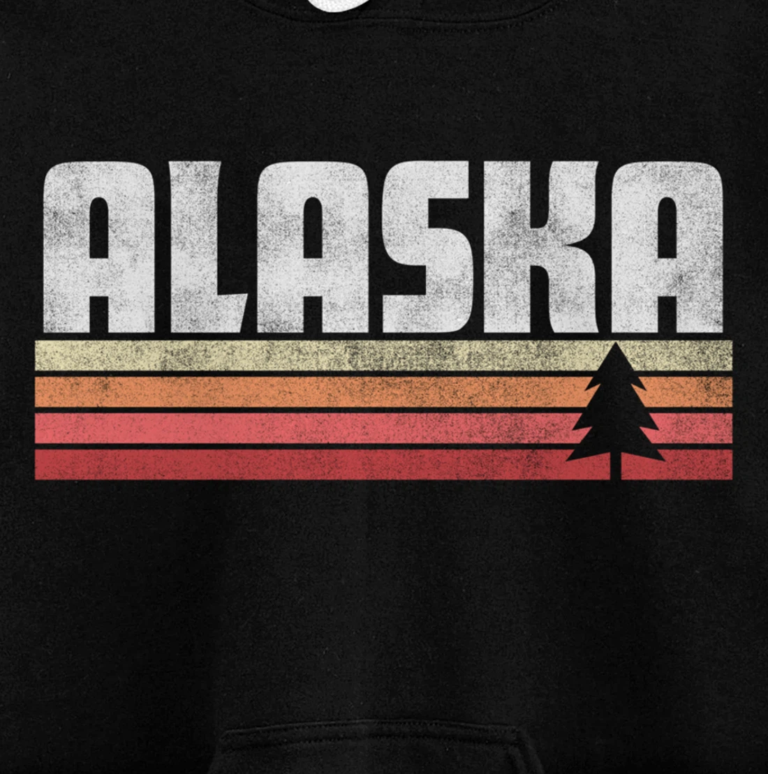 Alaska Retro Style Shirt Vintage 70s 80s 90s Home Pride Gift Pullover Hoodie