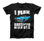 American Muscle vintage retro Classic Hot Rods DISTRESSED T-Shirt