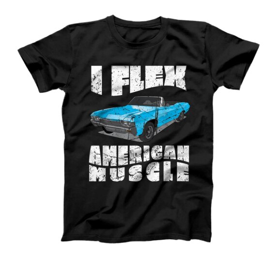 American Muscle vintage retro Classic Hot Rods DISTRESSED T-Shirt