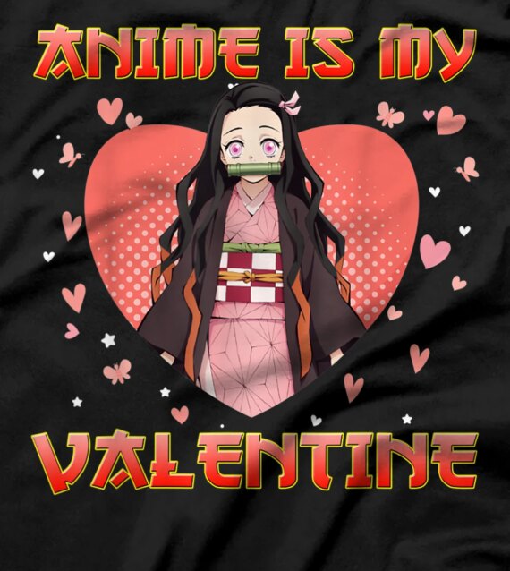 Is My Valentine Vintage Cute Girls Japanese Manga Arts T-Shirt