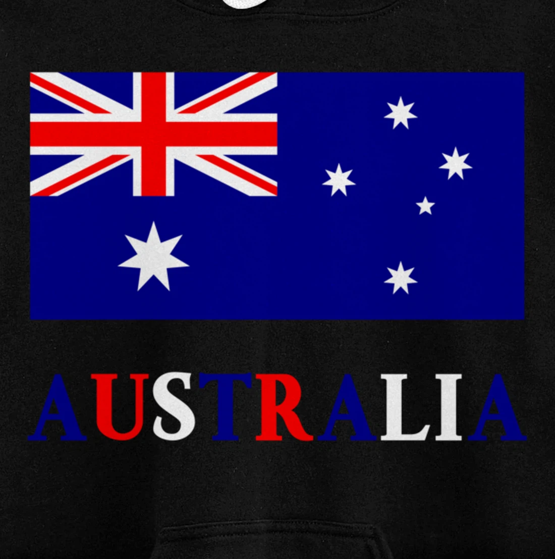 Australia Flag Country Australian Pullover Hoodie