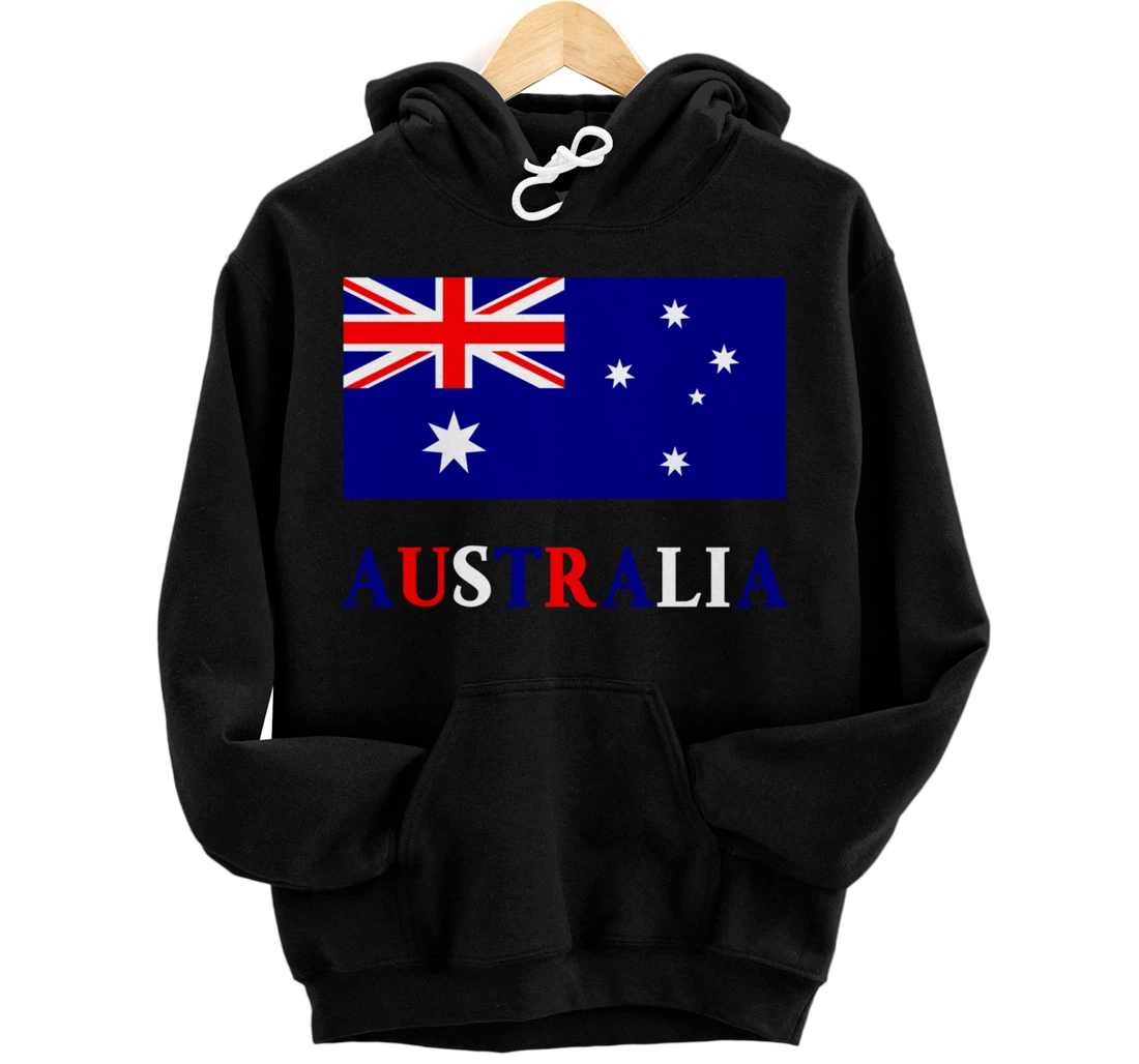 Australia Flag Country Australian Pullover Hoodie