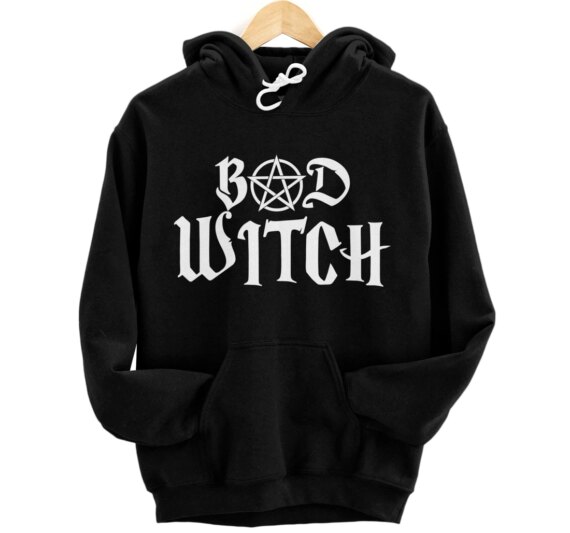 Bad Witch Pentagram Pullover Hoodie