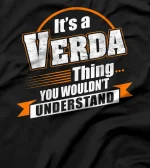 Best Gift For VERDA - VERDA Named T-Shirt