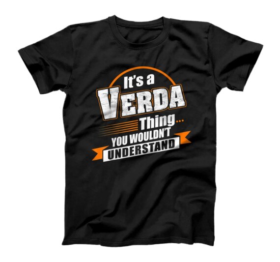 Best Gift For VERDA - VERDA Named T-Shirt