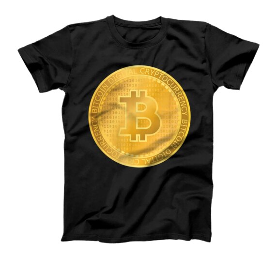 Bitcoin Cryptocurrency Trader Crypto Blockchain Btc Wallet T-Shirt