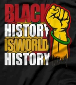 Black History Is World History Funny Funny African Shirt T-Shirt