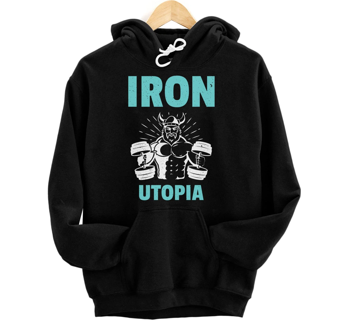 Bodybuilding Pump Workout Muscle Cover Fitness Gym Pullover Hoodie