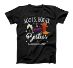 Boots Booze Besties Bachelorette Nashville Girls Trip T-Shirt