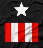 Captain Cosplay American Flag T-Shirt