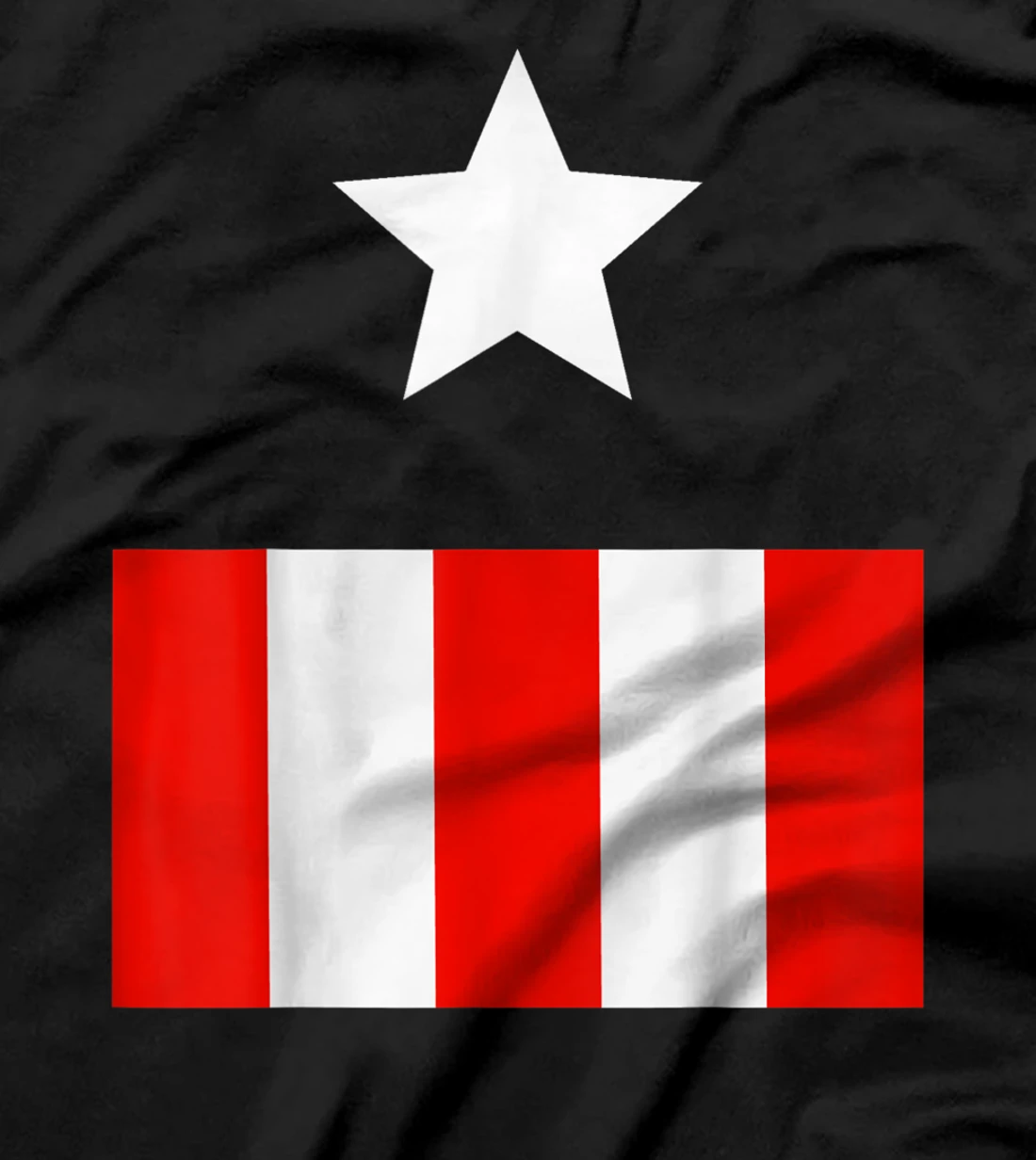 Captain Cosplay American Flag T-Shirt