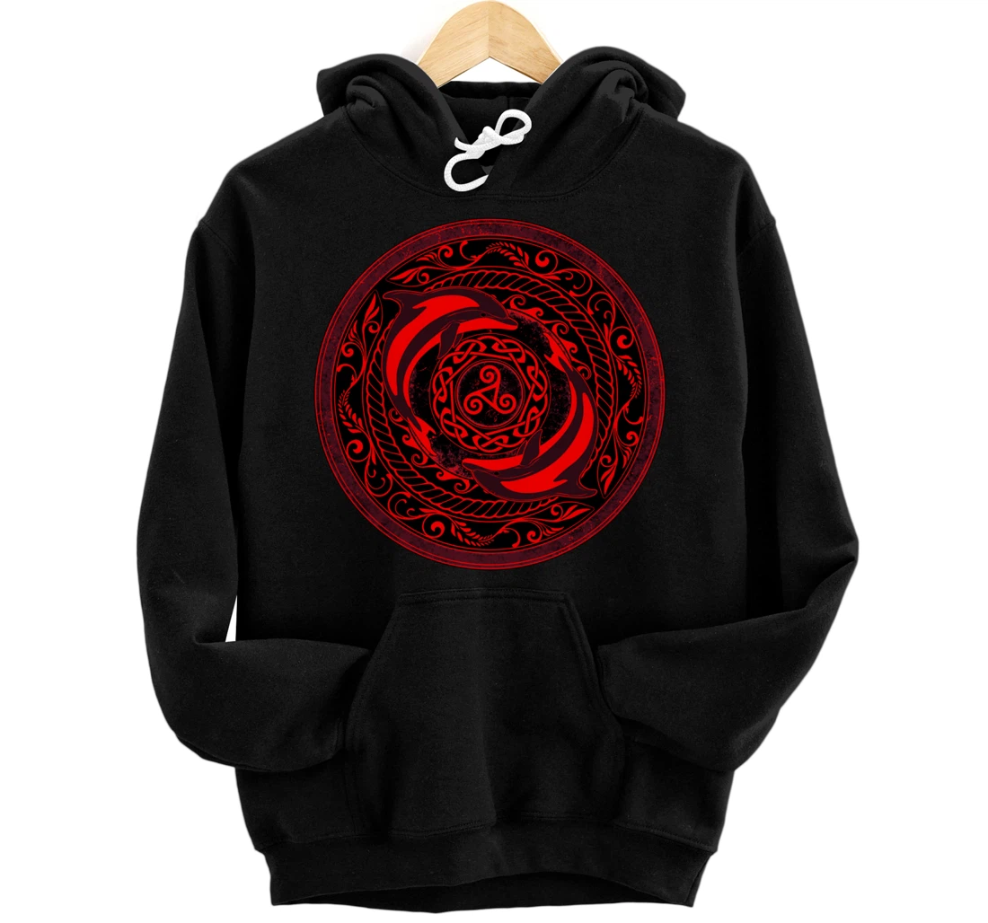 Celtic dolphins Pullover Hoodie