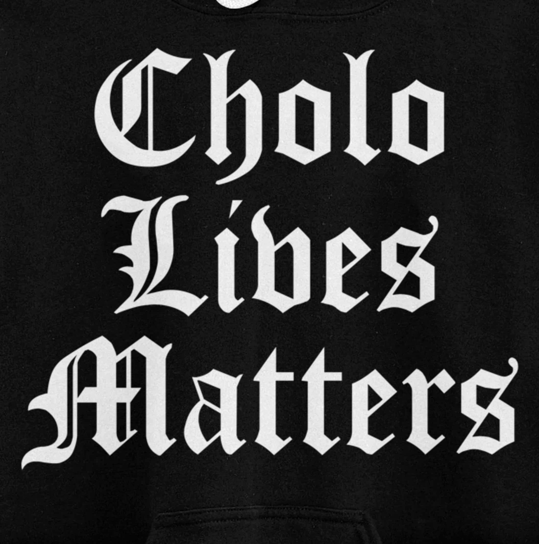 Cholo Lives Matter Latino Mexican Raza Chicano Oldies Brown Pullover Hoodie