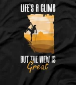 Climbing Bouldering Climber Mountain climber rock climbing T-Shirt