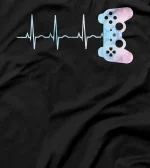 Controller Heartbeat - For Video Game Lovers - Gaming addict T-Shirt