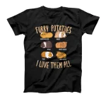 Cute Guinea Pigs Types Furry Potatoes T-Shirt