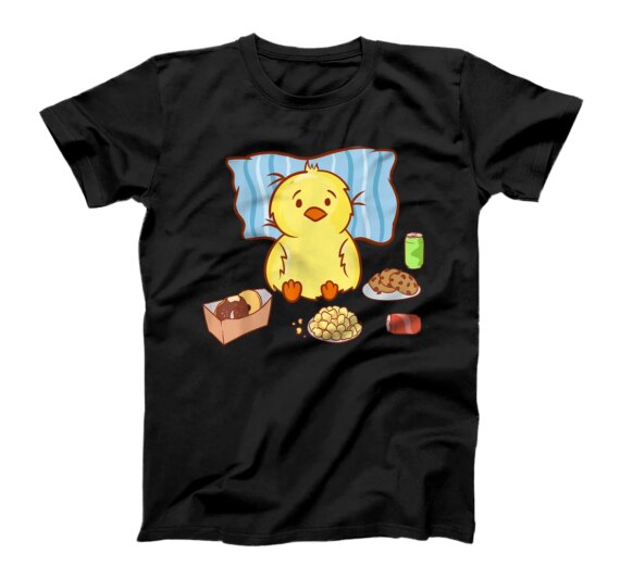 Cute Kawaii - Fast Food Chick - Aesthetic Japanese T-Shirt