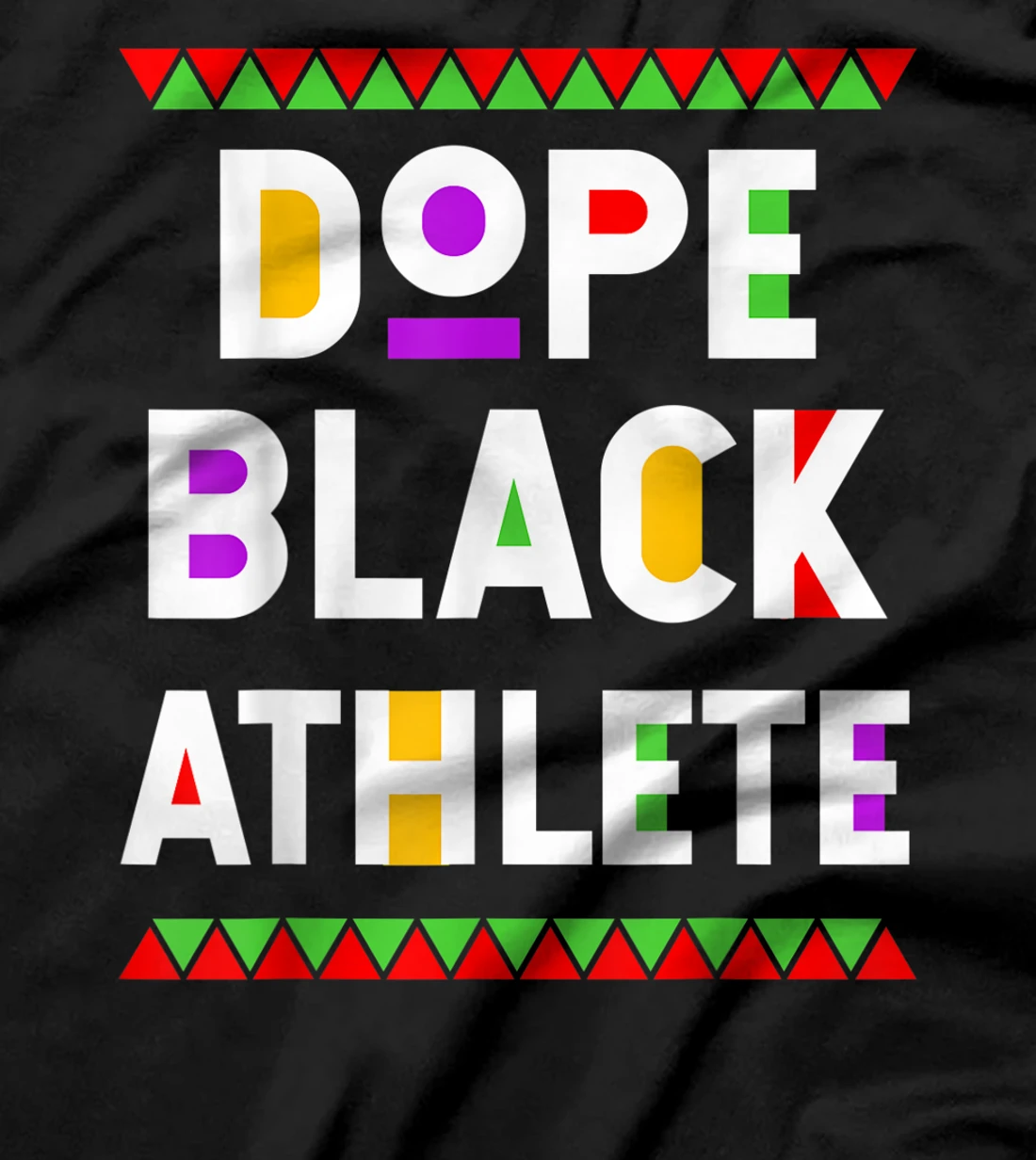 Dope Black Athlete African American Sports T-Shirt