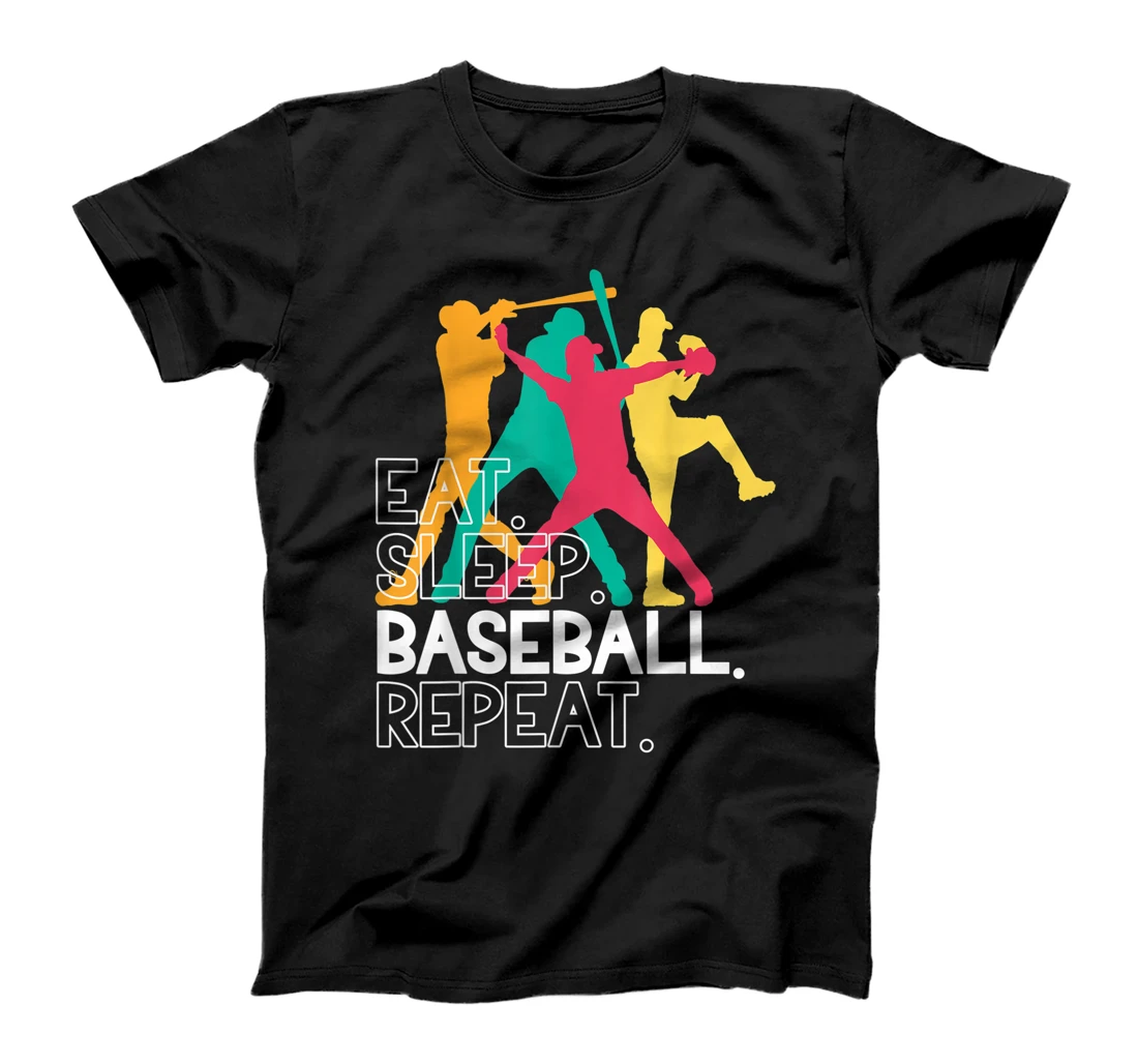 Eat. Sleep. Baseball. Repeat. T-Shirt