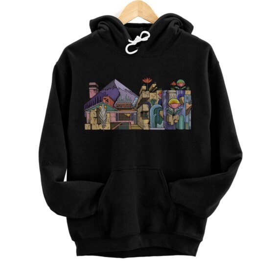 Estate Sale Color Graphic Pullover Hoodie