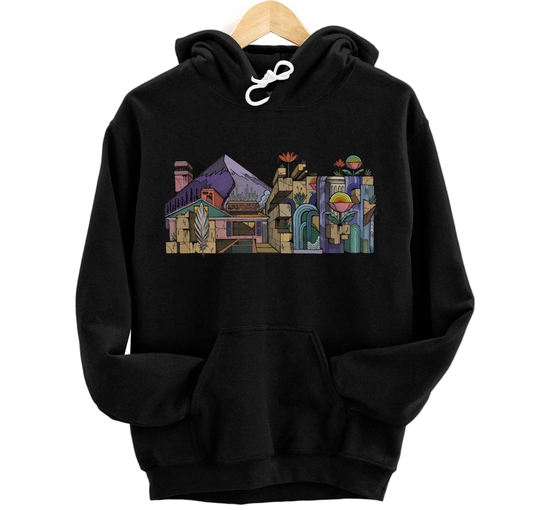 Estate Sale Color Graphic Pullover Hoodie
