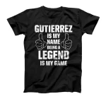 Family Surname Gutierrez Funny Reunion Last Name Tag T-Shirt