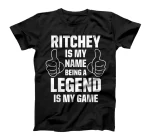 Family Surname Ritchey Funny Reunion Last Name Tag T-Shirt