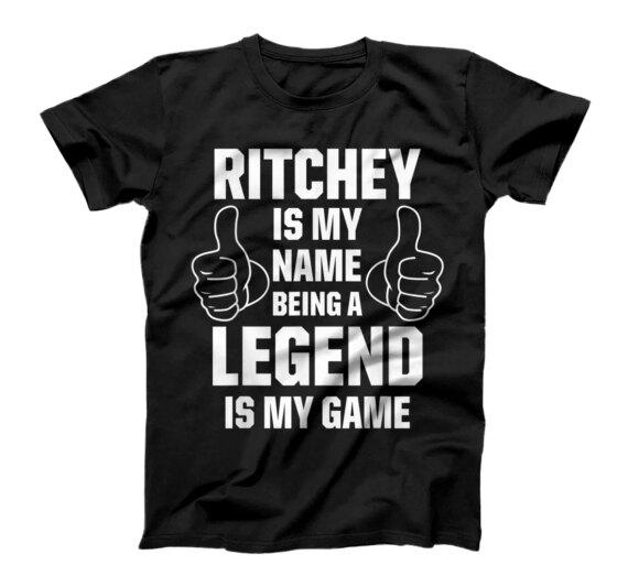 Family Surname Ritchey Funny Reunion Last Name Tag T-Shirt