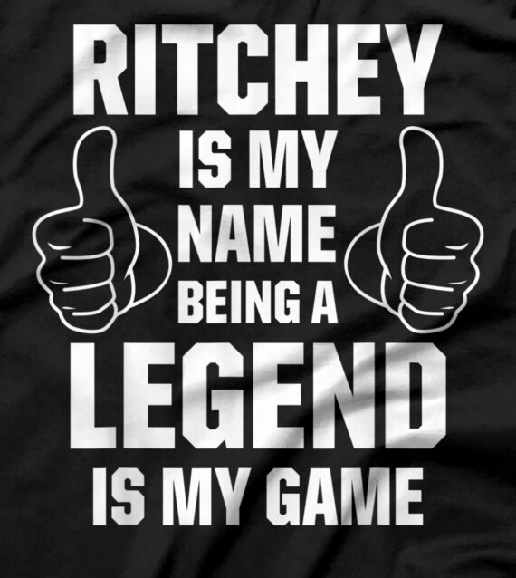 Family Surname Ritchey Funny Reunion Last Name Tag T-Shirt