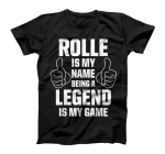 Family Surname Rolle Funny Reunion Last Name Tag T-Shirt