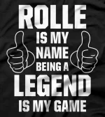 Family Surname Rolle Funny Reunion Last Name Tag T-Shirt