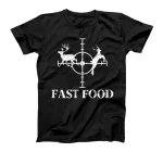Fast Food Shotgun Lover Season Animal Wild Wildlife Predator T-Shirt