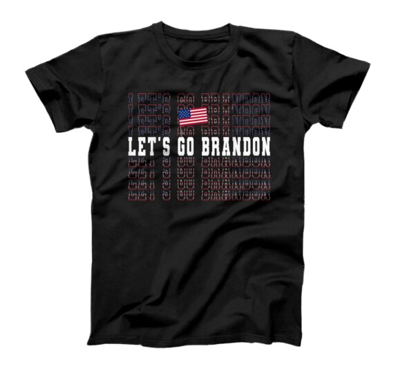 Funny Let's Go Brandon Meme Retro Vintage Design T-Shirt