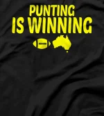 Funny Punting is Winning Meme Retro Vintage Design T-Shirt