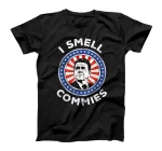 Funny Ronald Reagan I Smell Commies Political Humor 80's T-Shirt