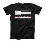 Funny Sarcastic Let's Go Brandon Unisex American Flag T-Shirt