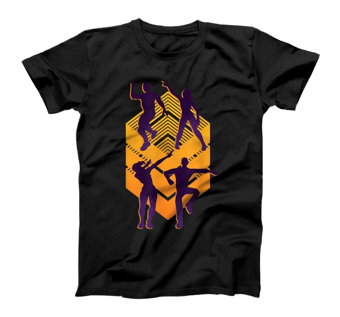 Funny vintage dancing Retro funny dancing Silhouettes T-Shirt