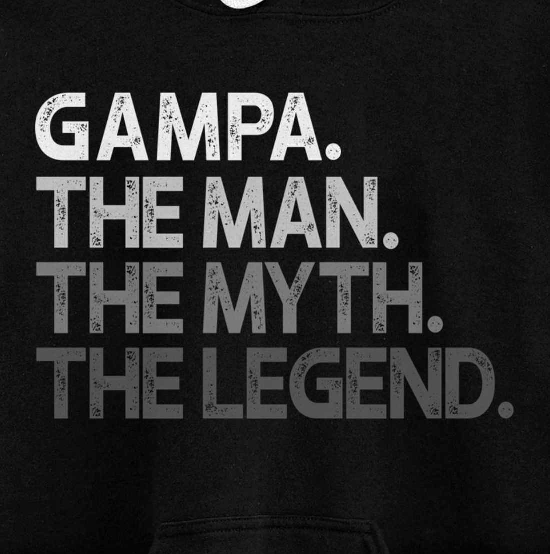 Gampa The Man Myth Legend Pullover Hoodie