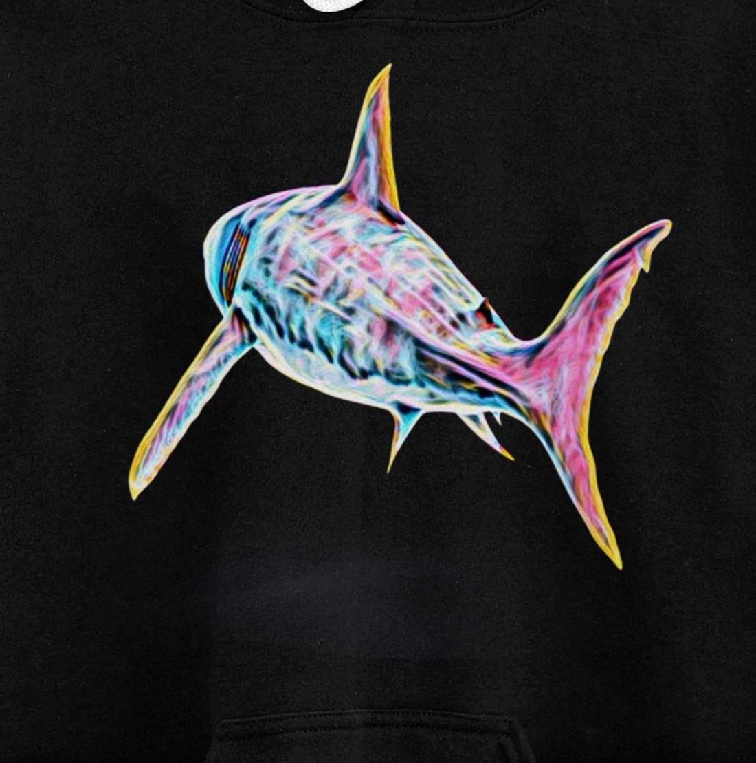Great White Shark Sharks Predator colorful Shark Pullover Hoodie