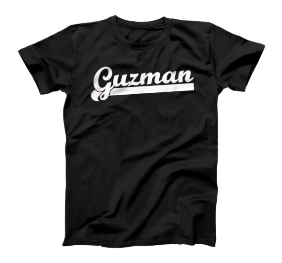 GUZMAN Family Reunion Team Sports Last Name Surname T-Shirt