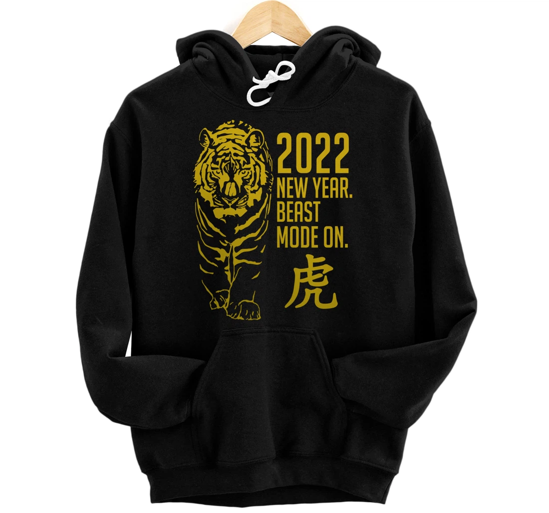Happy Chinese New Year 2022 Chinese Zodiac motivational Gym Pullover Hoodie