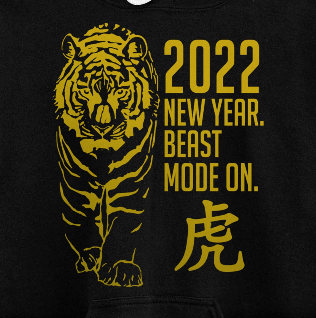 Happy Chinese New Year 2022 Chinese Zodiac motivational Gym Pullover Hoodie