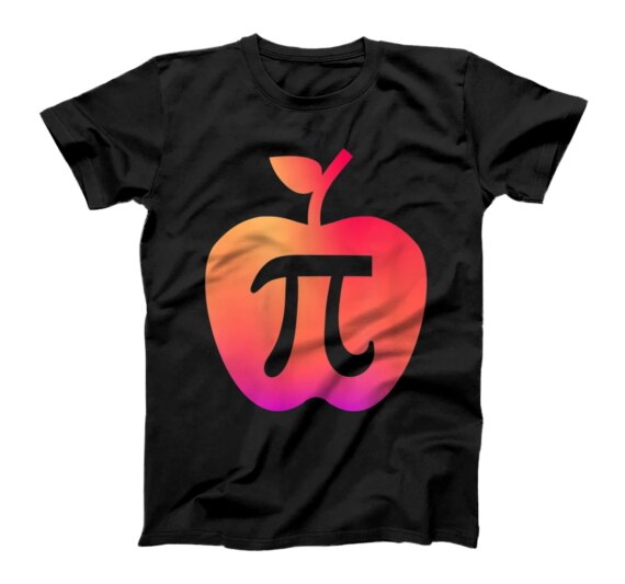 Happy Pi Day Cute Apple Pie 3.14 Funny Science Math Teacher T-Shirt